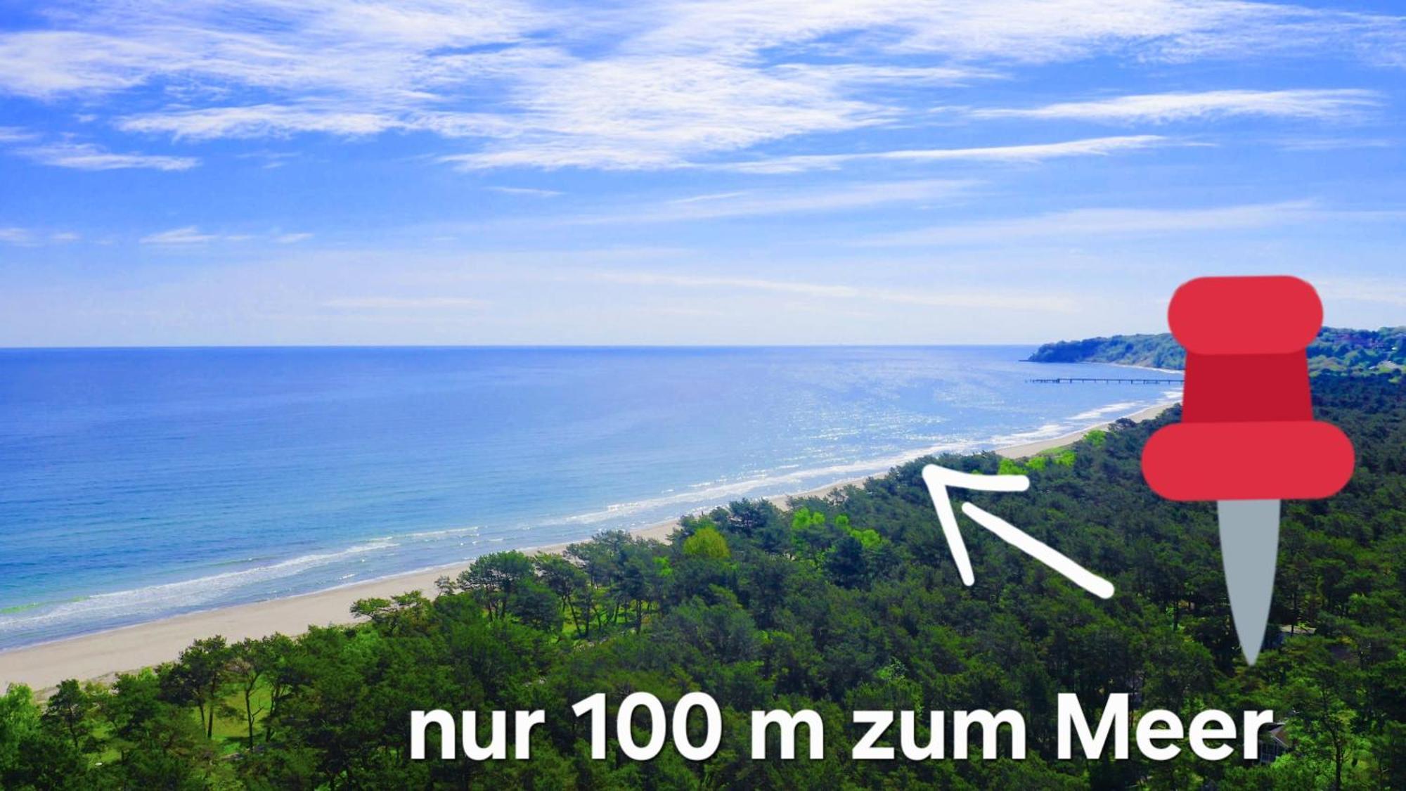 Pink Und Meer - Meerblick, Sauna, Kamin & Whirlpool Baabe Dış mekan fotoğraf