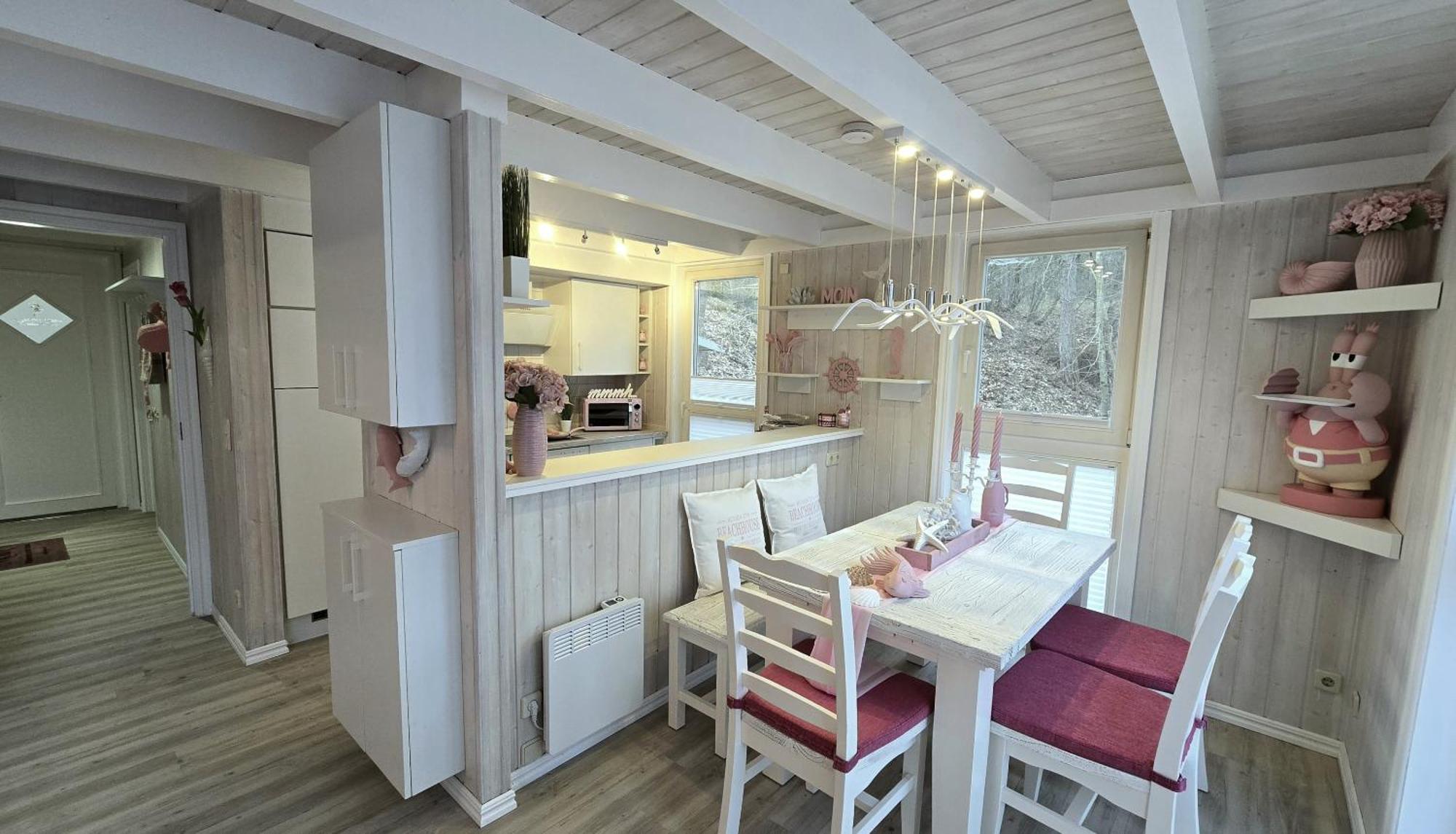 Pink Und Meer - Meerblick, Sauna, Kamin & Whirlpool Baabe Dış mekan fotoğraf