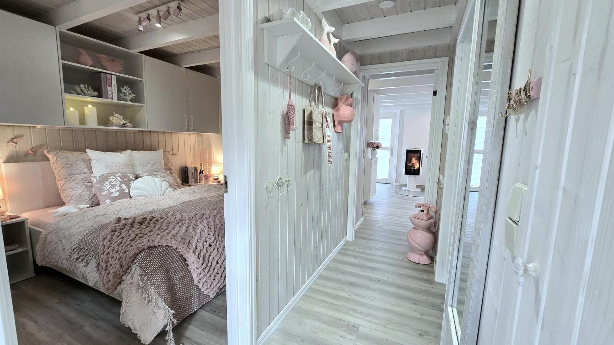 Pink Und Meer - Meerblick, Sauna, Kamin & Whirlpool Baabe Dış mekan fotoğraf