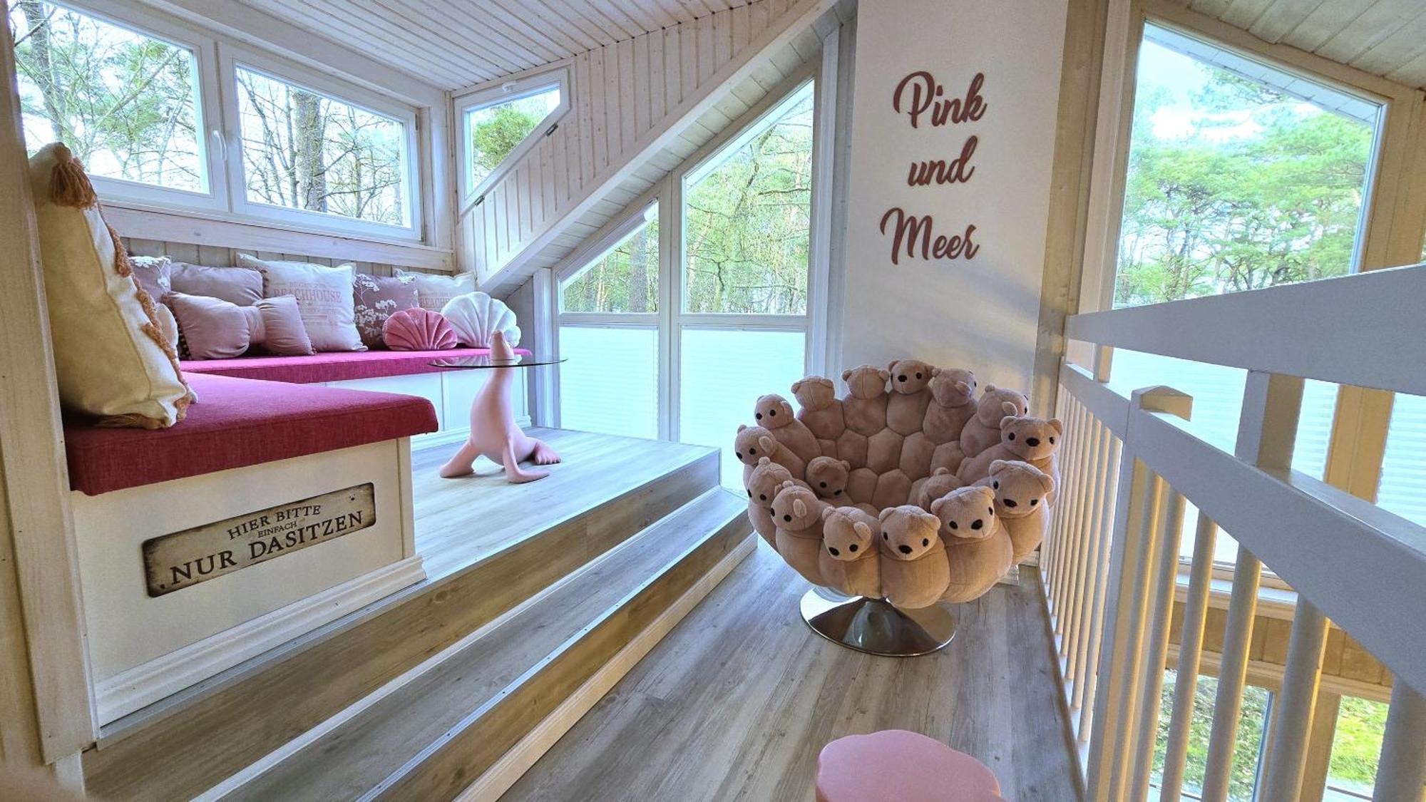 Pink Und Meer - Meerblick, Sauna, Kamin & Whirlpool Baabe Dış mekan fotoğraf