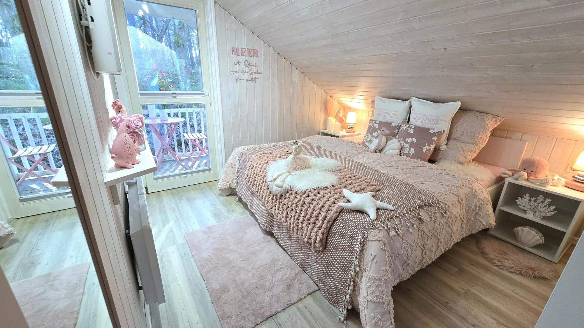 Pink Und Meer - Meerblick, Sauna, Kamin & Whirlpool Baabe Dış mekan fotoğraf