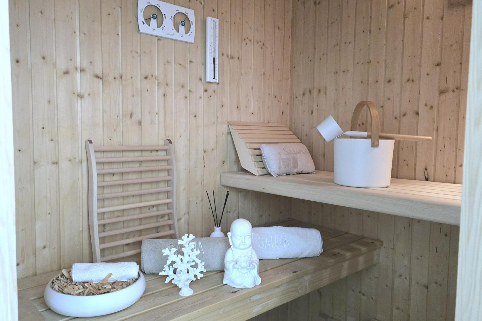 Pink Und Meer - Meerblick, Sauna, Kamin & Whirlpool Baabe Dış mekan fotoğraf