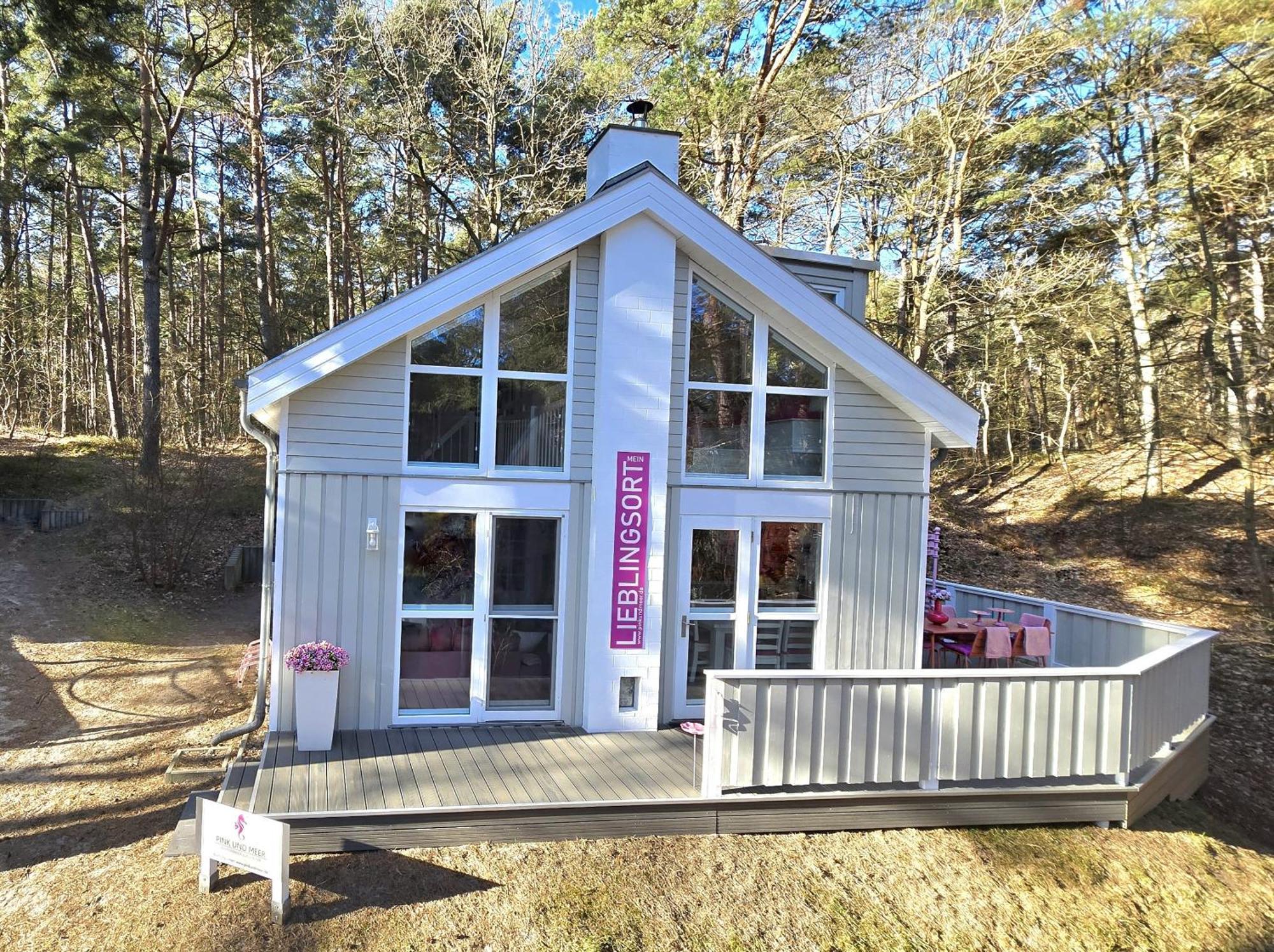 Pink Und Meer - Meerblick, Sauna, Kamin & Whirlpool Baabe Dış mekan fotoğraf