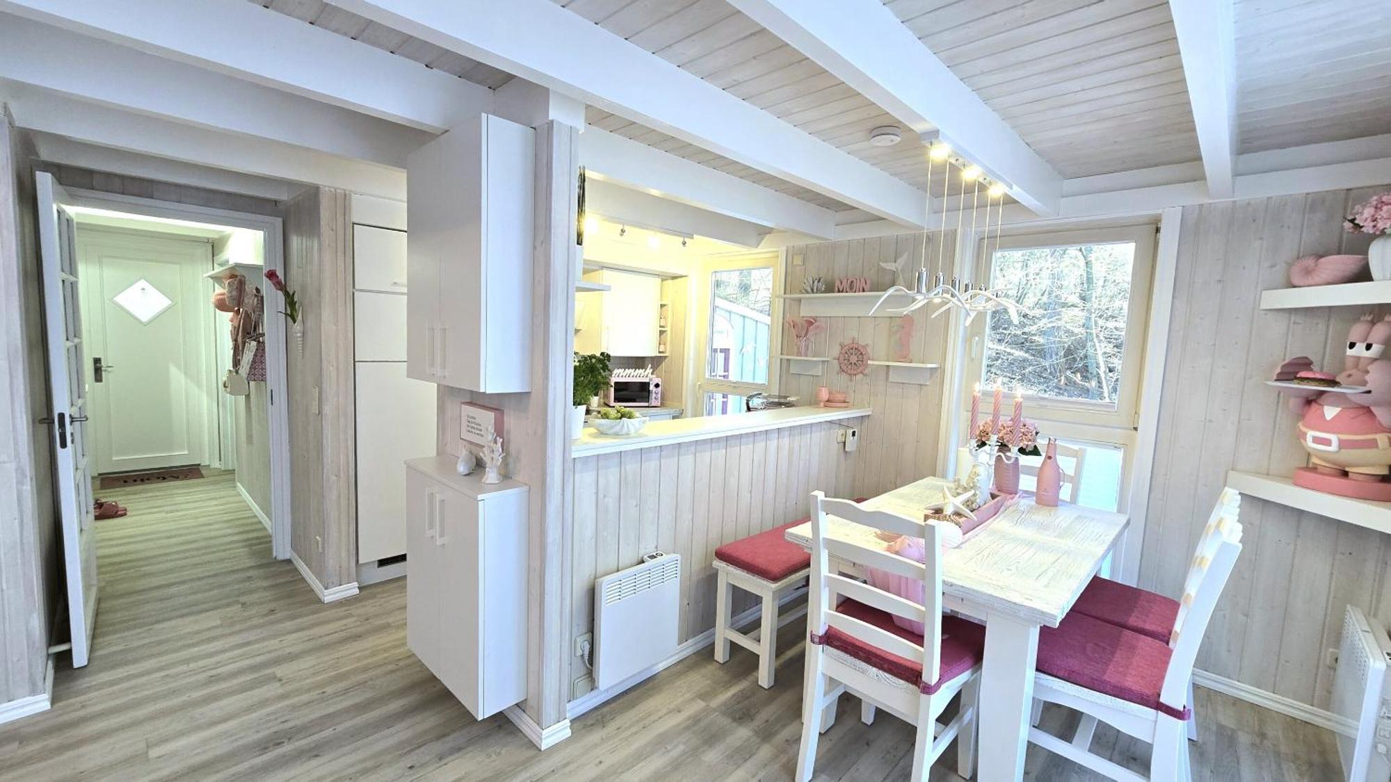 Pink Und Meer - Meerblick, Sauna, Kamin & Whirlpool Baabe Dış mekan fotoğraf