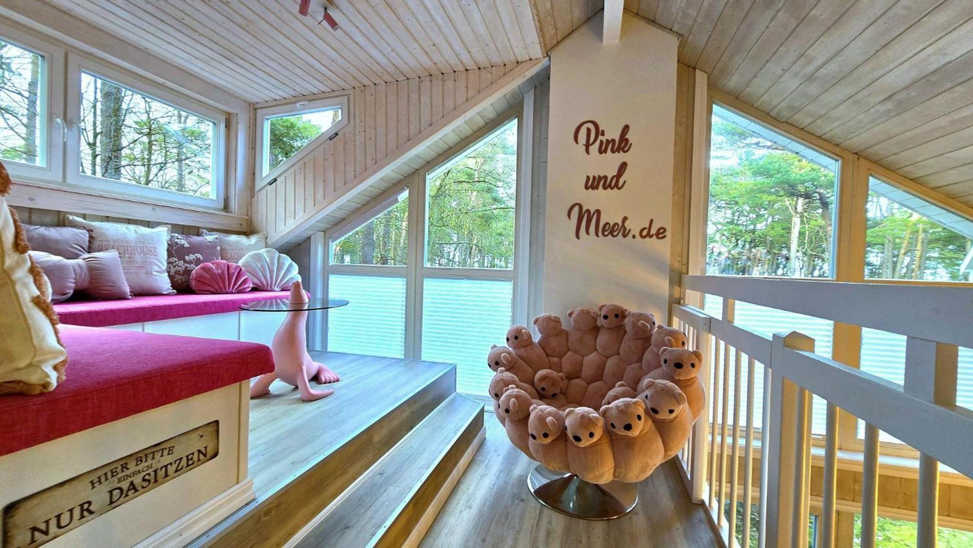 Pink Und Meer - Meerblick, Sauna, Kamin & Whirlpool Baabe Dış mekan fotoğraf