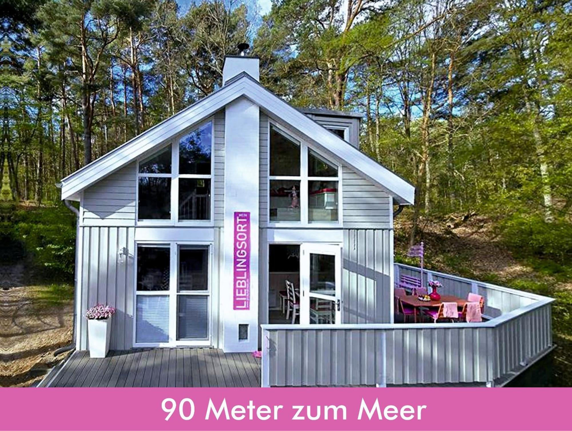 Pink Und Meer - Meerblick, Sauna, Kamin & Whirlpool Baabe Dış mekan fotoğraf