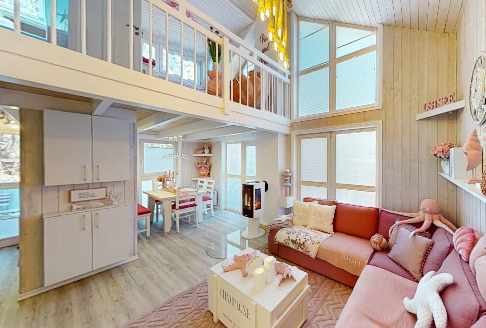 Pink Und Meer - Meerblick, Sauna, Kamin & Whirlpool Baabe Dış mekan fotoğraf